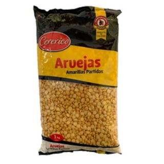 Arvejas Amarillas Partidas Cererico 1 Kg