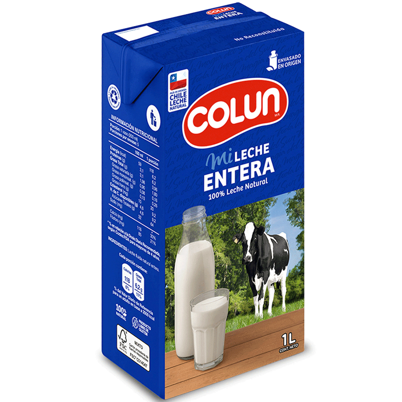 Leche 1 lt Colun Entera  Main Image