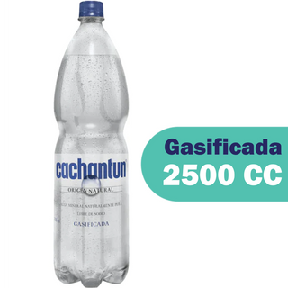 Agua Cachantun 2.5 lt con Gas