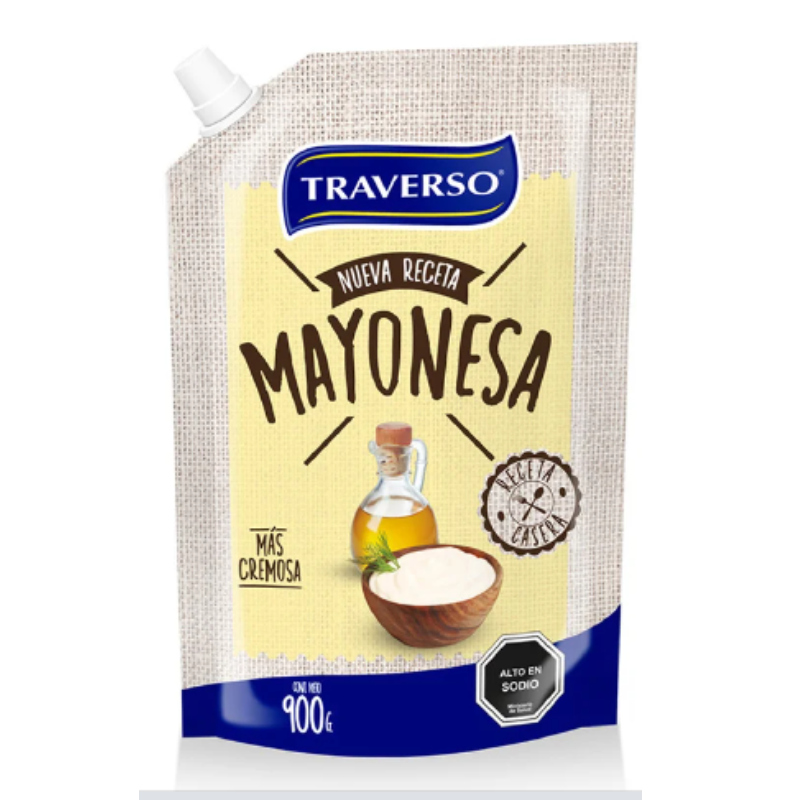 Salsa Mayonesa 900 gr traverso Main Image