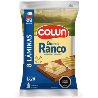 Queso Ranco Laminado Colun 150 Gr