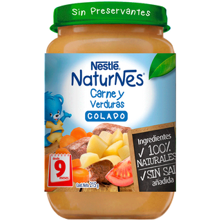 Colado Carne y Verduras 215 gr Nestle