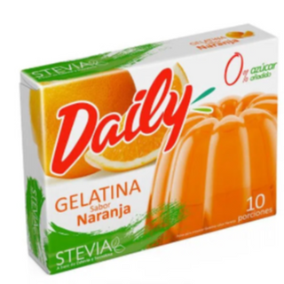 Gelatina Naranja Daily 10 porciones