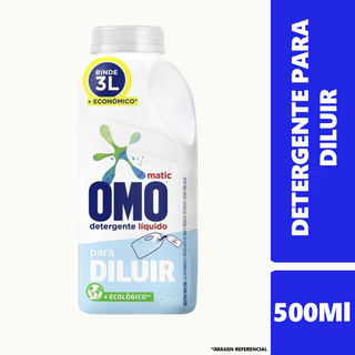 Detergente Liquido Omo 500 ml Para diluir