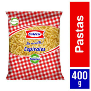 Pastas Espirales 400 gr Carozzi