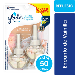 Liquido Eléctrico Glade Aceite Vainilla 21 ml