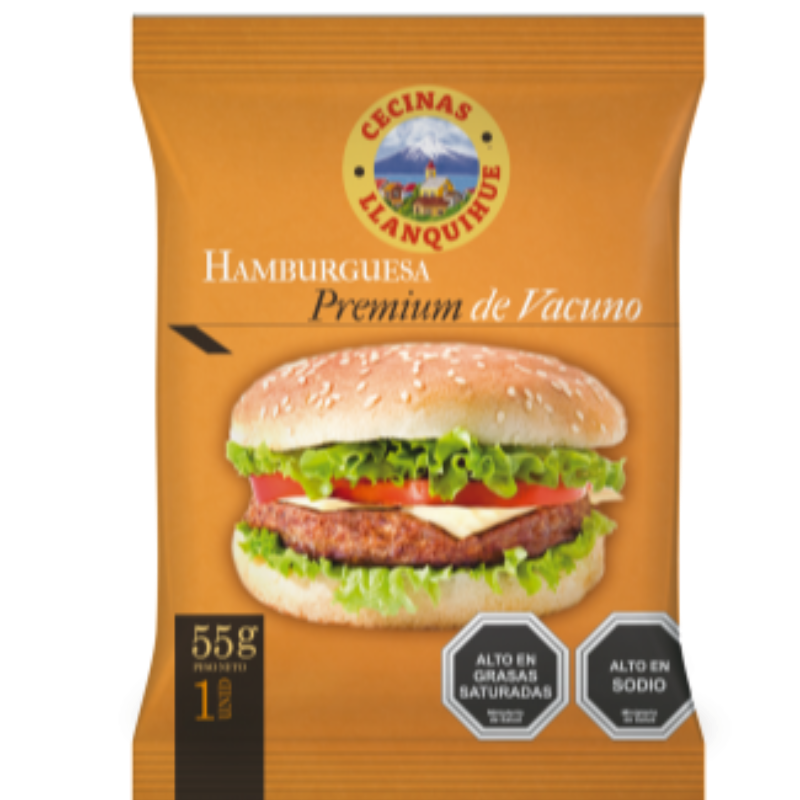 Hamburguesa vacuno 55g. Modinger Main Image