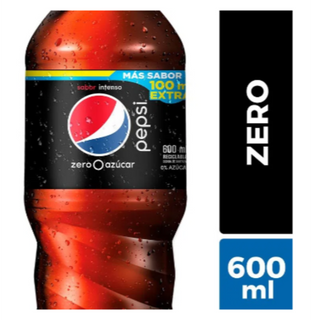 Bebida Pepsi Zero 600 ml