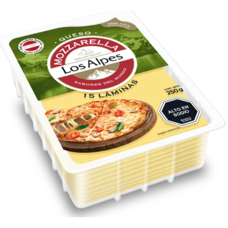 Queso Mozzarella Los Alpes 250 G Main Image