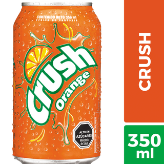 Bebida Crush 350 ml naranja lata