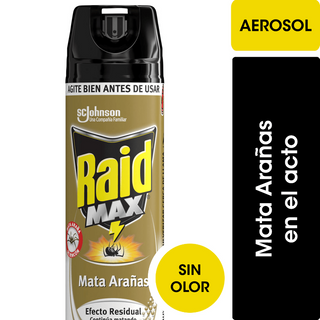 Insecticida Raid Max 199 gr Mata Arañas