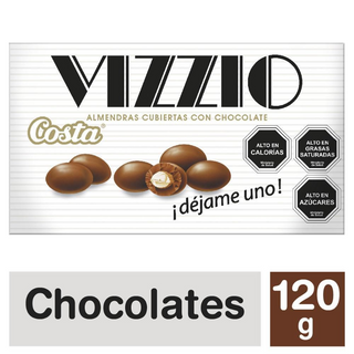 Chocolate Vizzio 120 gr Almendras