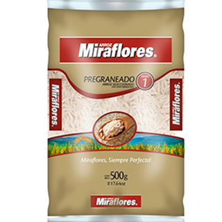 Arroz Miraflores 500 gr Pregraneado