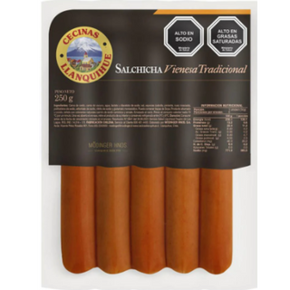 Salchichas Modinger 250 Gr x 5 und