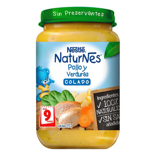 Colado Pollo y Verduras 215 gr Nestle