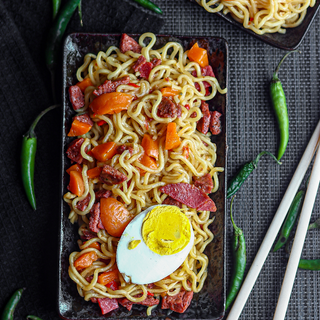 Stir-Fried indomie chicken 