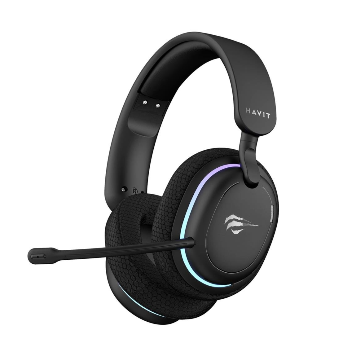 Havit Fuxi -H7 New Design Gaming Headset 2.4Ghz Over Ear Headphone 2.4G RGB Gaming Headphones