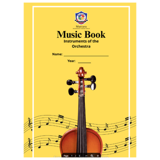 Music Book - Instruments of the Orchestra (Yr1)