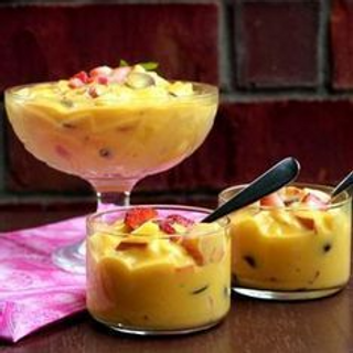 Fruit Custard Jelly