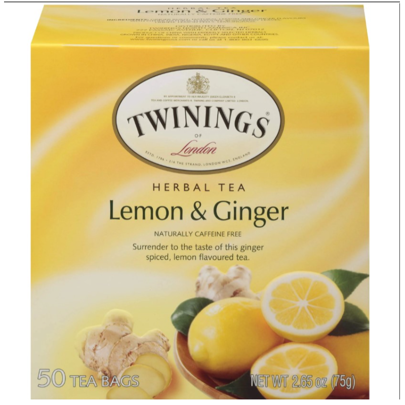 Twinings Lemon Ginger 50bags