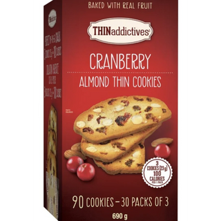 Cranberry Almond Thin Cookies