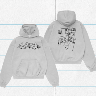 Felpa con cappuccio Grigia