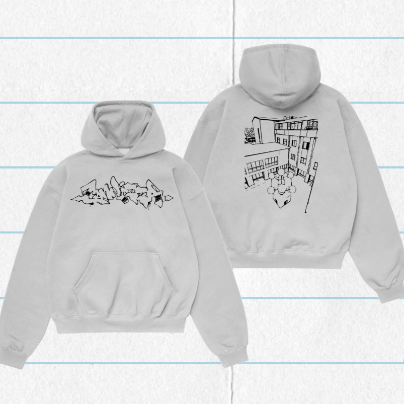 Felpa con cappuccio Grigia