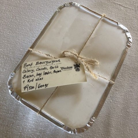 Beef bourguignon 600gr (serves 2) 