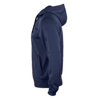 Basic Active Hoody Full Zip - Marinblå - S - Thumbnail 2