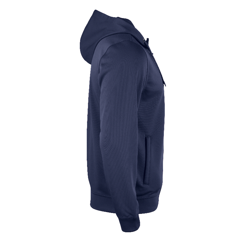 Basic Active Hoody Full Zip - Marinblå - S - Thumbnail (Preview) 3