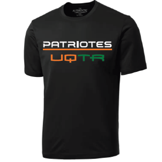 ATC Pro Team Short Sleeve Tee. S350- Noir- Patriotes UQTR