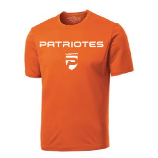 ATC Pro Team Short Sleeve Tee. S350- Orange- Patriotes Logo