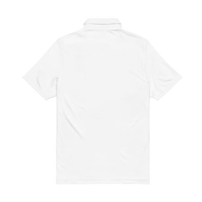 Tiger Logo Embroidered Under Armour Polo - White