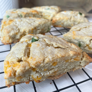 Cheddar Scallion Scones