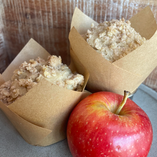 Cinnamon Apple Oat Muffins