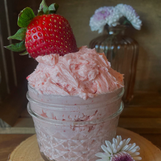 Strawberry Whipped Butter 4oz jar