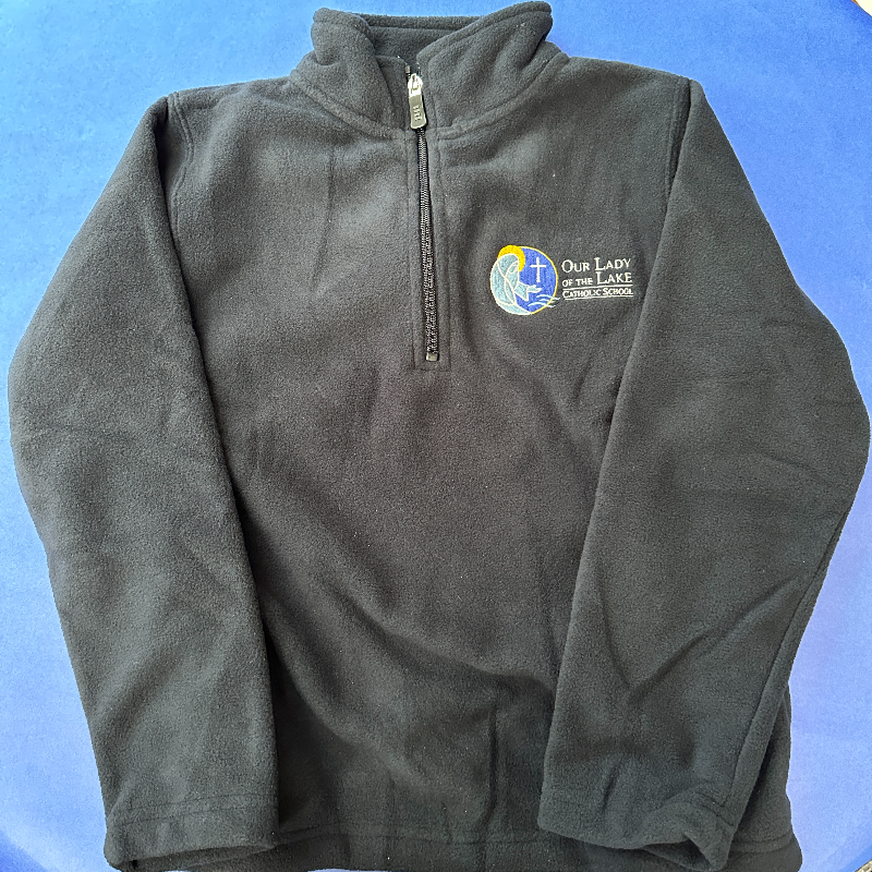 Adult  1/2 Zip Microfleece pullover - Copy 1 Main Image