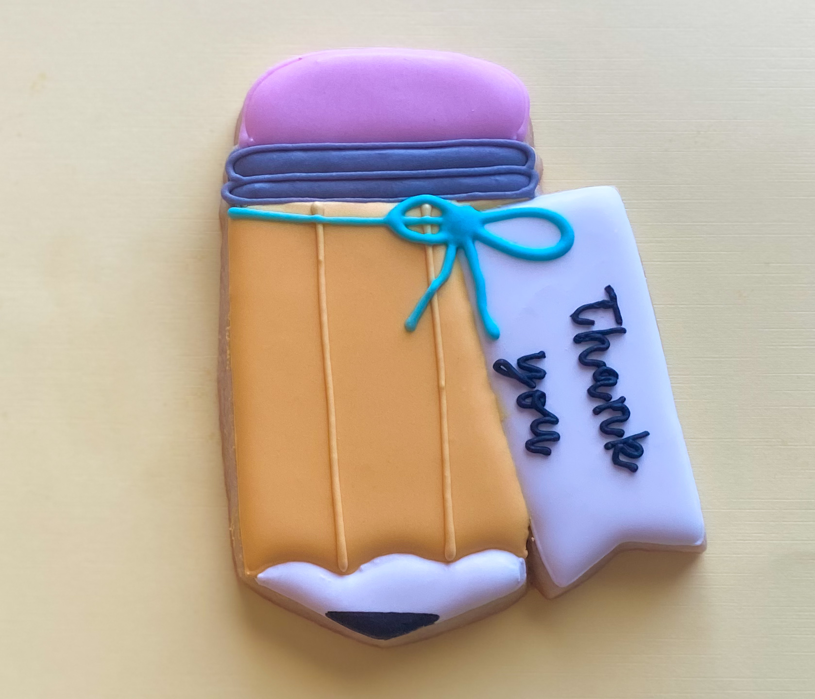 Personalized Pencil Cookie Main Image