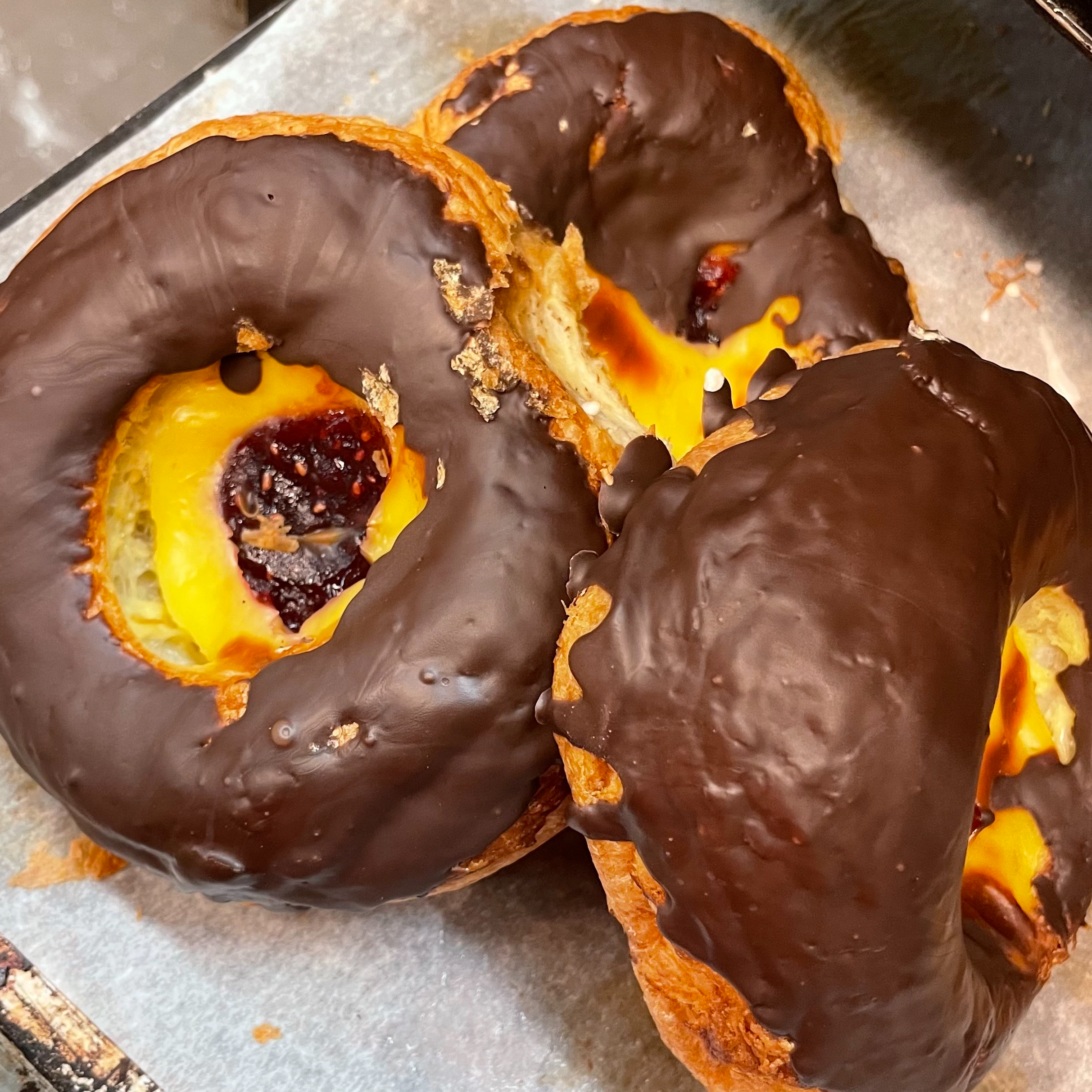 Spandauer med choklad