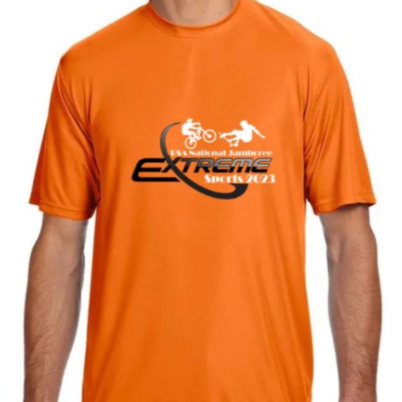  Orange Moisture-Wicking T-Shirt Main Image