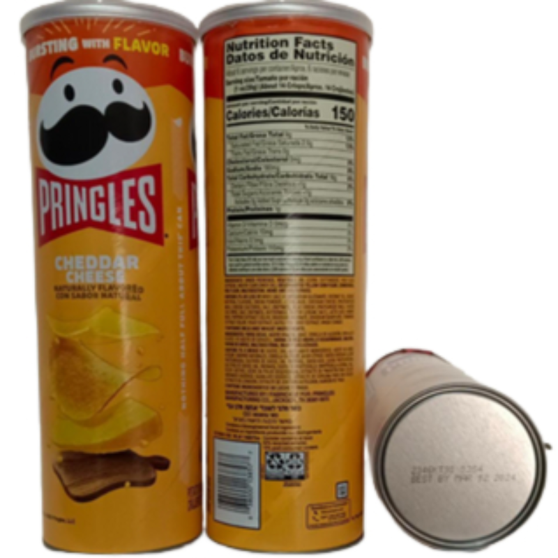 Pringles Cheddar Cheese Flavored Potato Crisps, 165g Main Image