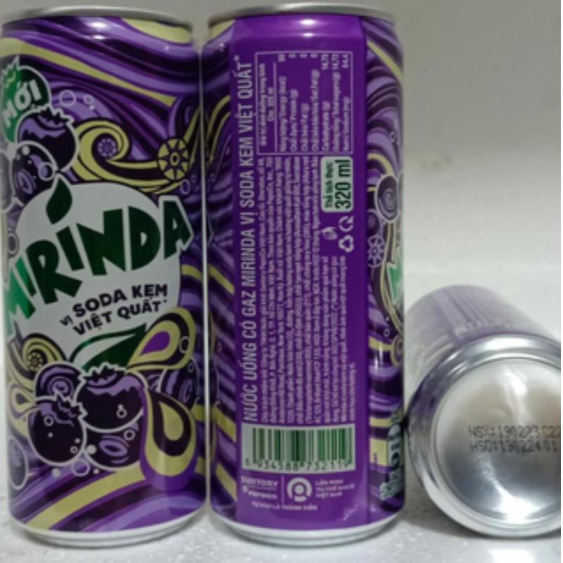 Mirinda Cream Soda Blueberry 320ml Sale100~(Imported) Main Image