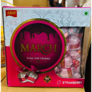 Abhi March Strawberry Chocolate 70pc 3.71/pc MRP350