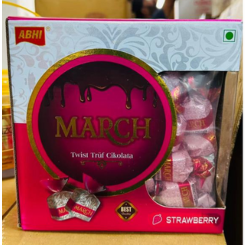 Abhi March Strawberry Chocolate 70pc 3.71/pc MRP350 Main Image