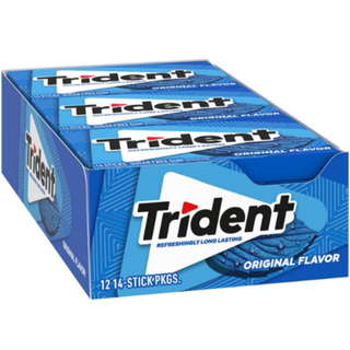 Trident ORIGNAL Sugar Free Mint, 14 Sticks (Pack of 12) Sale1200~(Imported) (Cost you 71.67/pc)