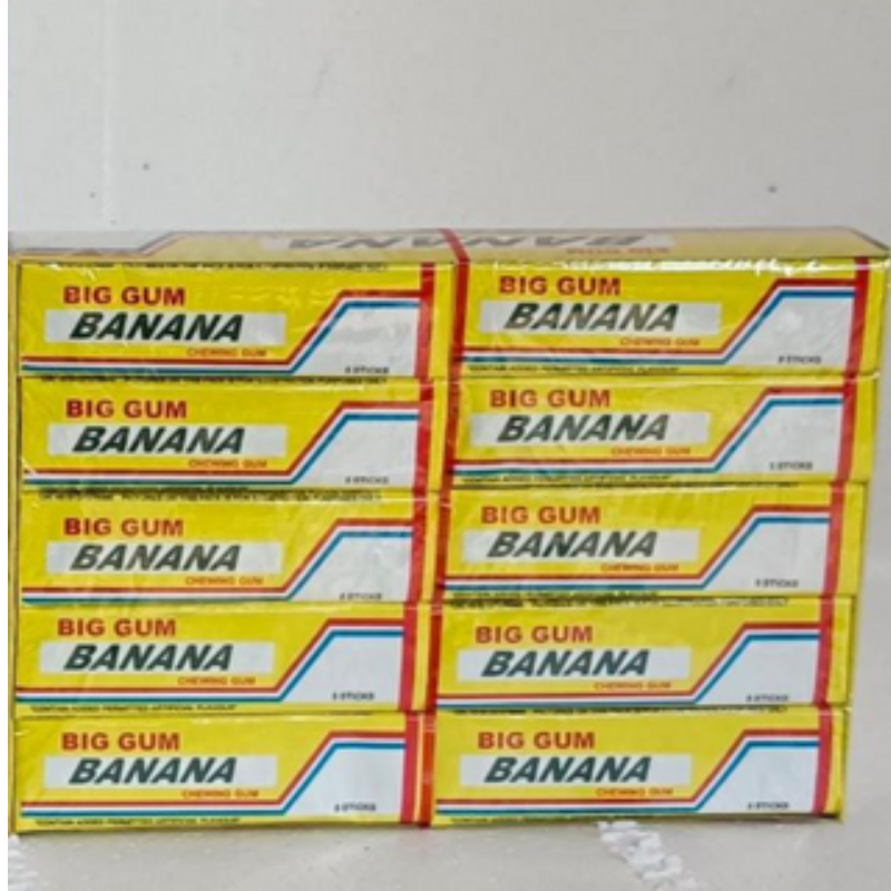 BIG GUM BANANA 20 PCS Main Image