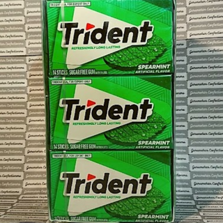 Trident SPEARMINT 14 Sticks (Pack of 12) Sale1200~(Imported) (Cost you 71.67/pc)