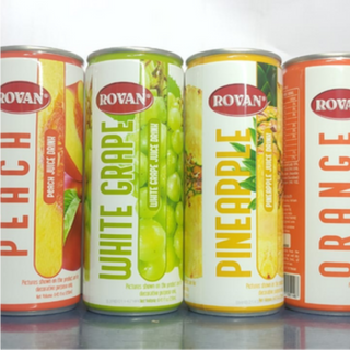 Rovan Juice Peach, Strawberry, Grape, Orange, Pineapple 250ml Sale60~(Imported)