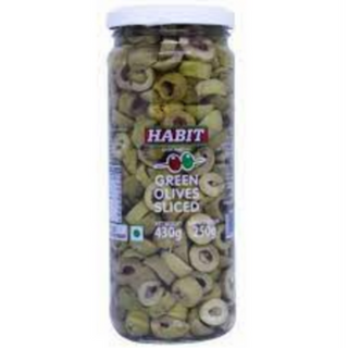 GREEN CUTTING OLIVES 430 G 250 MRP