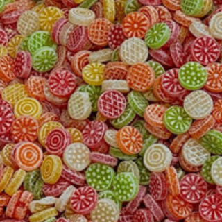 CHAKRI SHAPE MIX FRUIT CANDY 1 KG